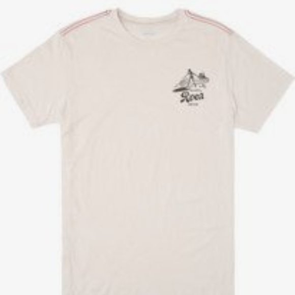 RVCA TROPICAL DISASTER SHORT SLEEVE TEE - Picture 1 of 2
